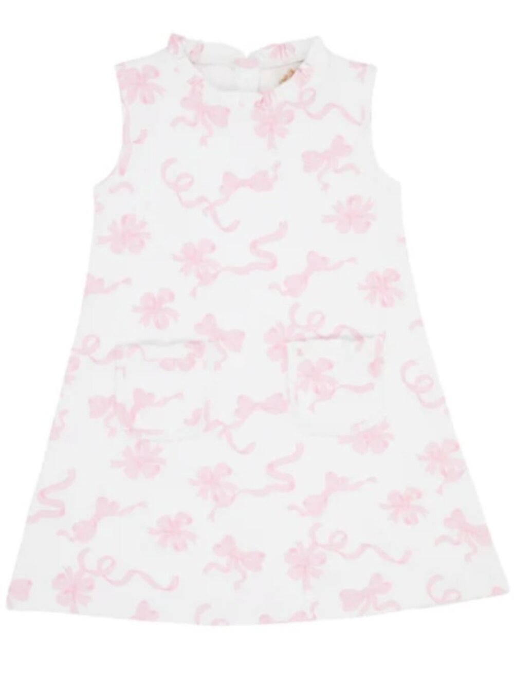 TBBC Lizzie's Luxe Leisure Dress Never Too Many Bows 3T NWT